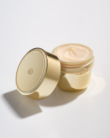 Imperial Youth Contour Eye Cream refill container, showing its cream texture inside.