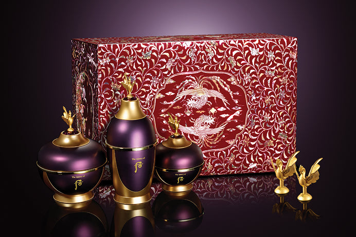 Imperial Youth products themed on State Honors Speciality Set of 2016 with luxurious mother-of-pearl design, showcasing the radiant Lacquerware of Korean nobility of Najeon.