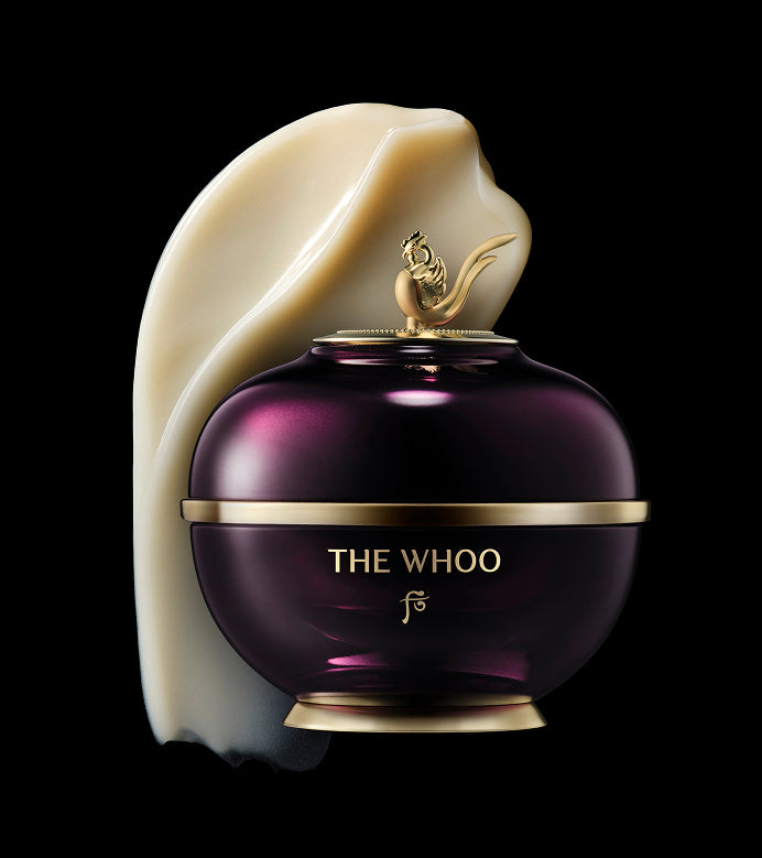 Luxurious design of THE WHOO Imperial Cream with texture.